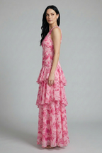 The Athletics Society | Women's Floral Tiered Maxi Dress - 5