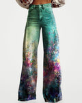 The Athletics Society | Women's High-Waisted Wide-Leg Pants - 1
