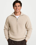 The Athletics Society | Men's Quarter-Zip Knit Sweater - 4