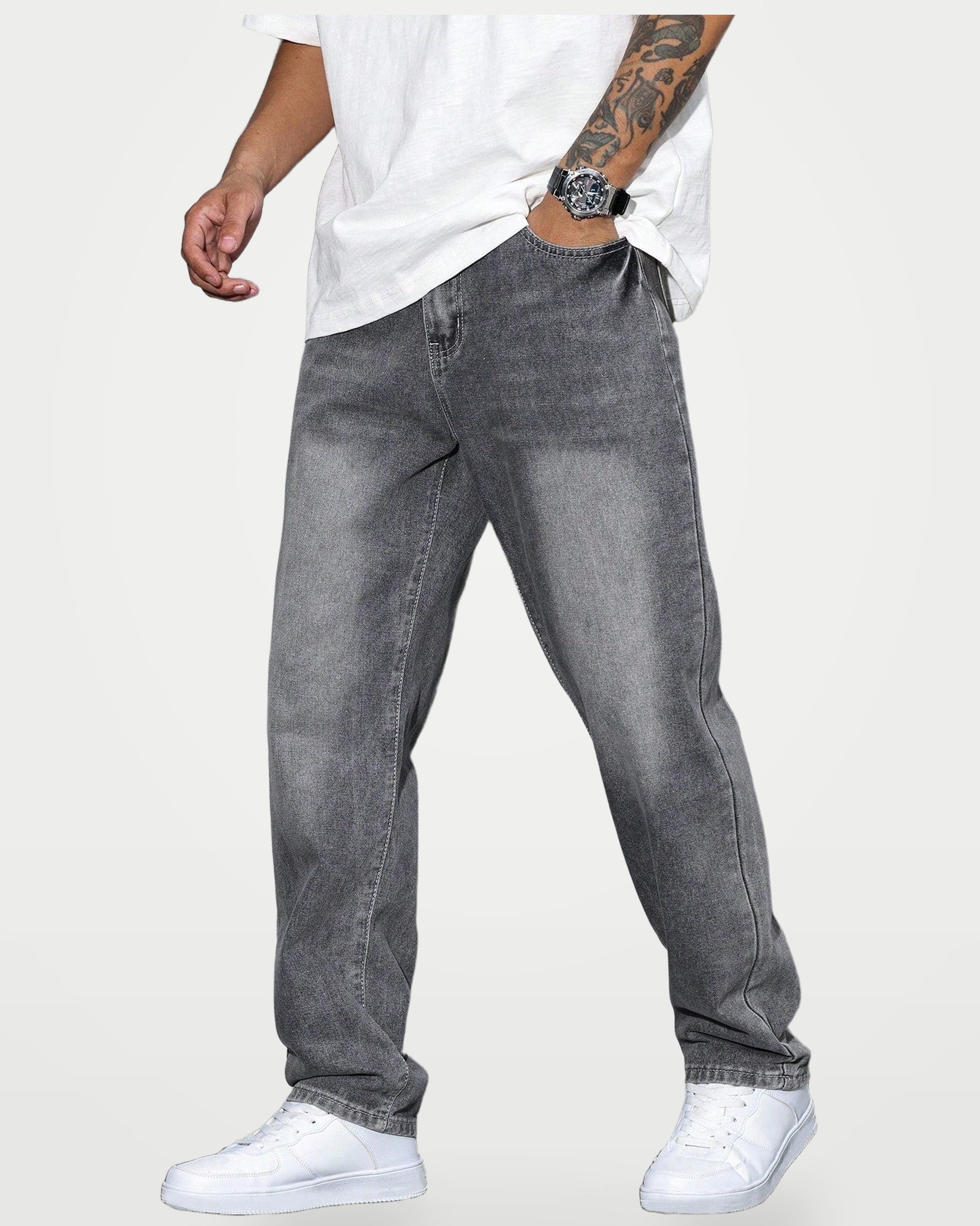 The Athletics Society | Men's Relaxed Straight Leg Jeans - 5