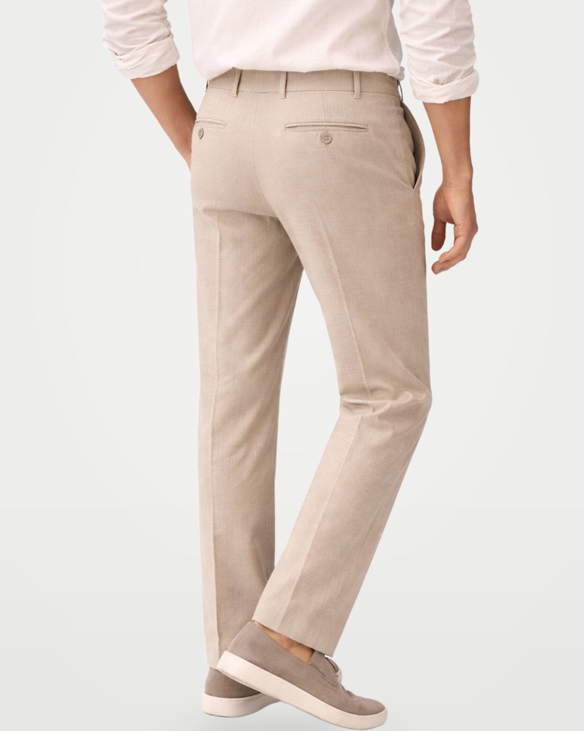 The Athletics Society | Men's Tailored Linen Trousers Lightweight - 2