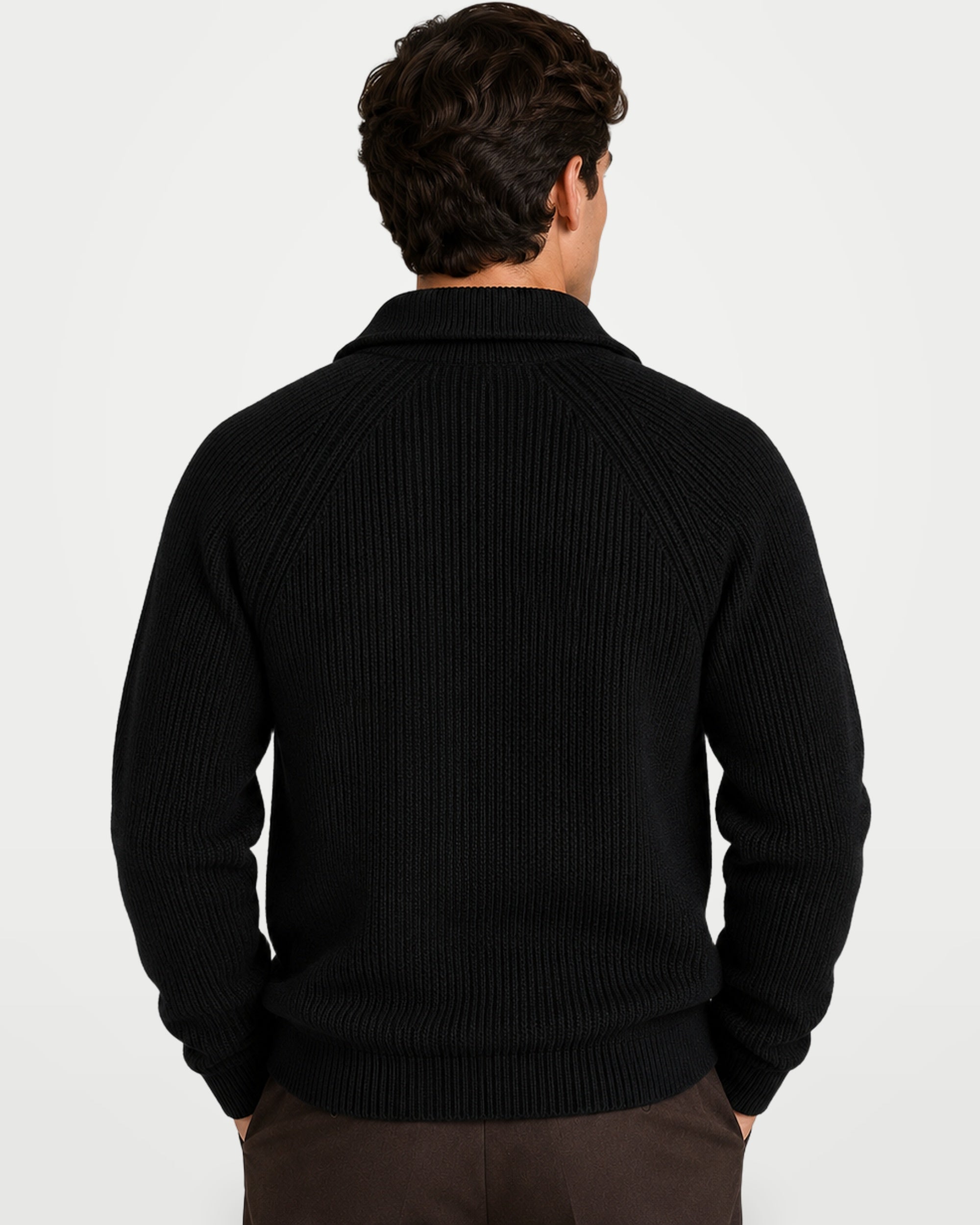 The Athletics Society | Men's Quarter-Zip Knit Sweater - 2