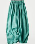The Athletics Society | Women's Relaxed Linen Wide-Leg Pants - 1