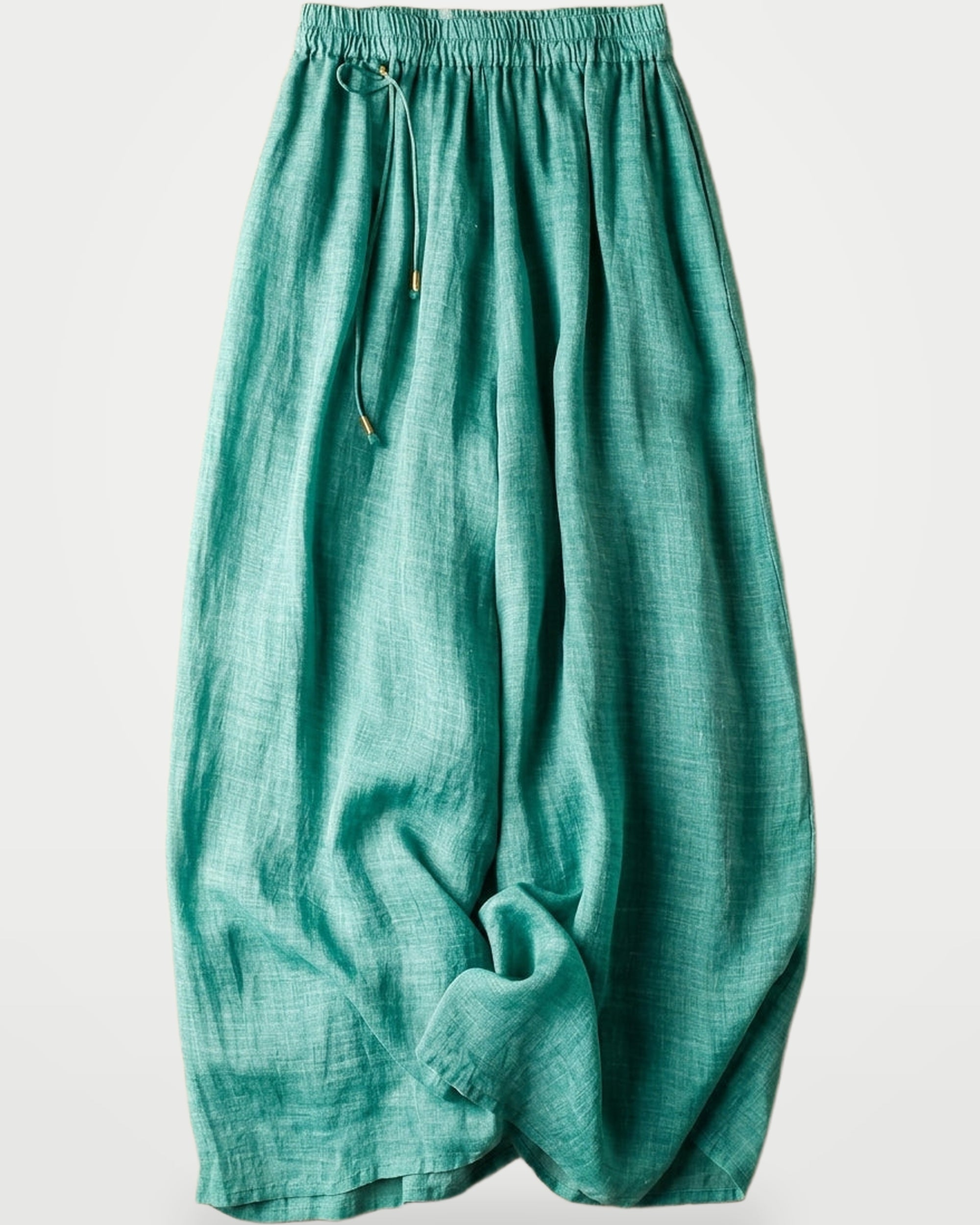 The Athletics Society | Women's Relaxed Linen Wide-Leg Pants - 1