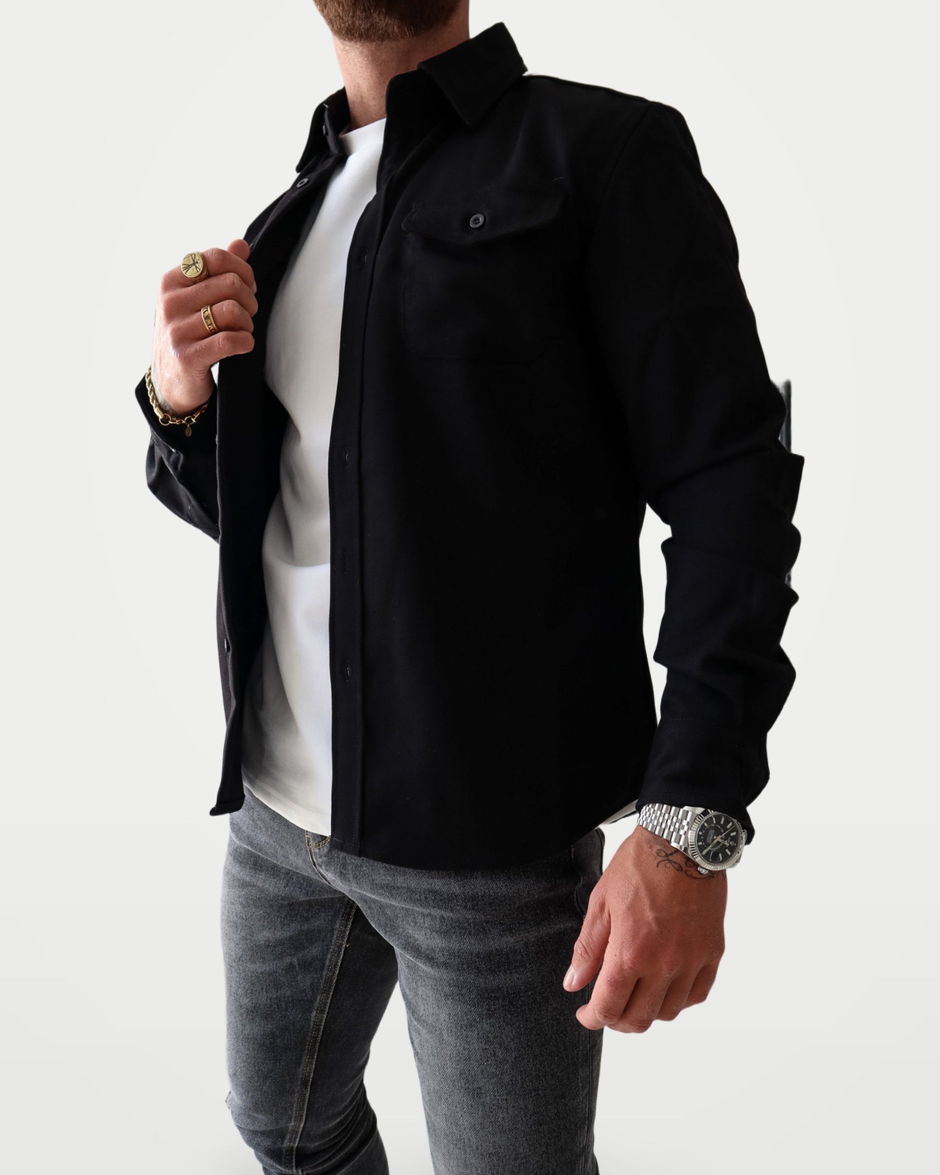 The Athletics Society | Men's Relaxed Overshirt Jacket - 3