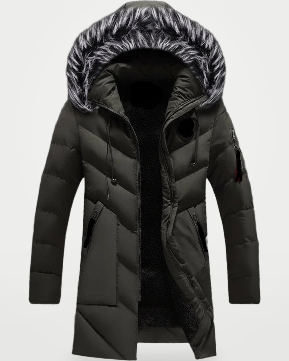 The Athletics Society | Men's Hooded Lined Winter Jacket - 4