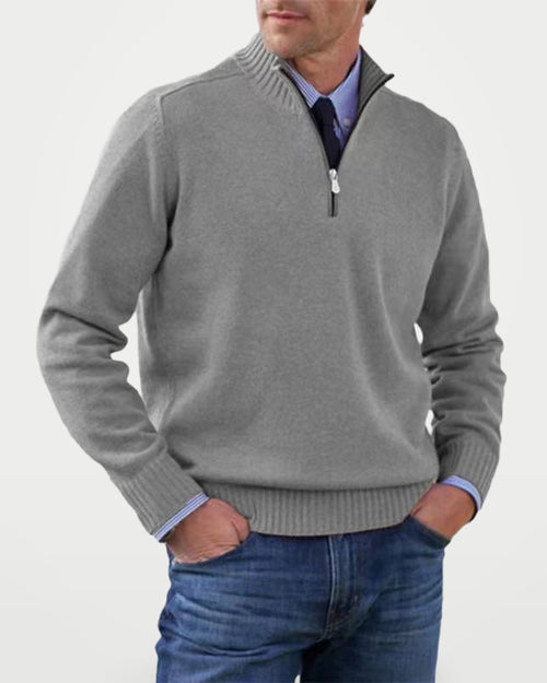 The Athletics Society | Men's Half Zip Pullover Sweater - 2