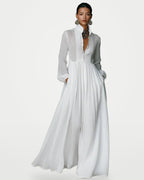 The Athletics Society | Women's Linen Blend Maxi Dress - 7