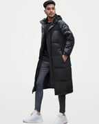 The Athletics Society | Men's Windproof Long Puffer Coat - 6