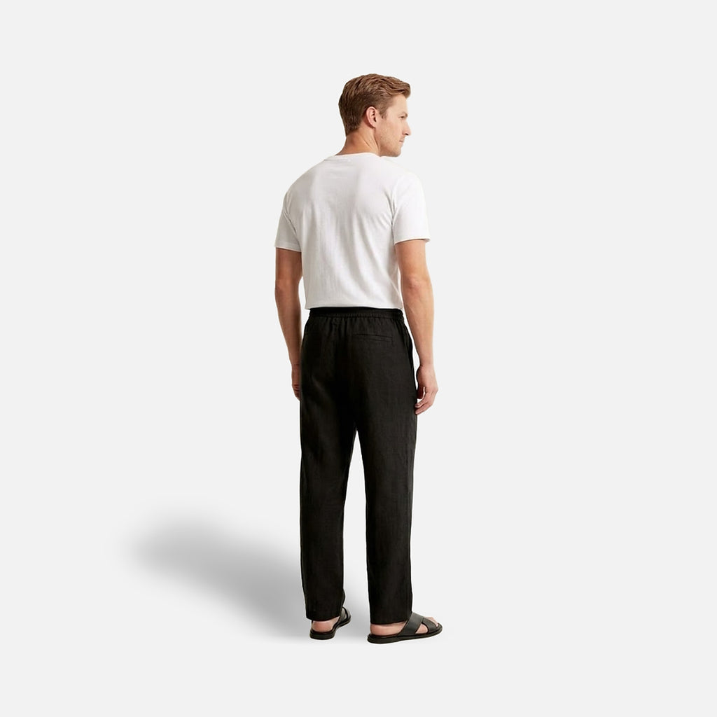 The Athletics Society | Men's Linen Cotton Trousers Straight Fit Breathable Lightweight - 3
