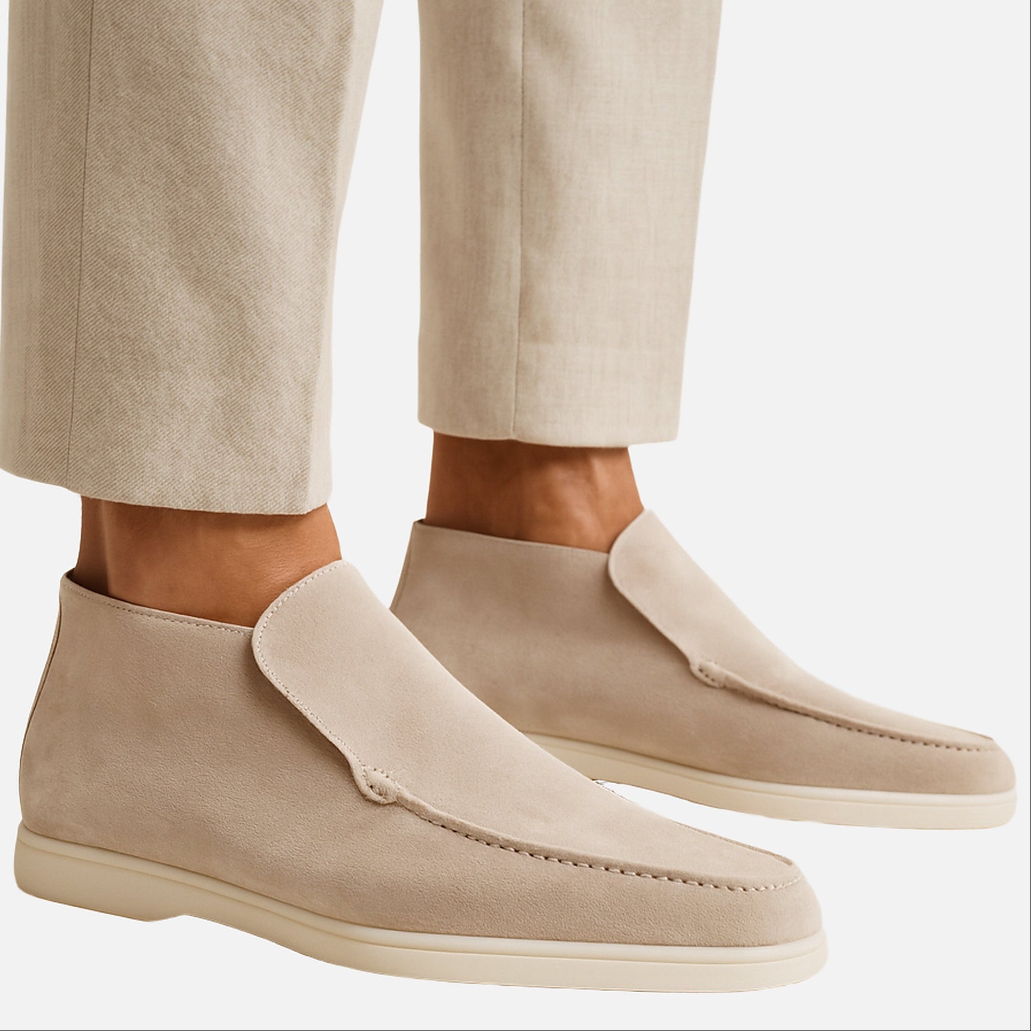 The Athletics Society | Men's Classic Suede Loafers - 15