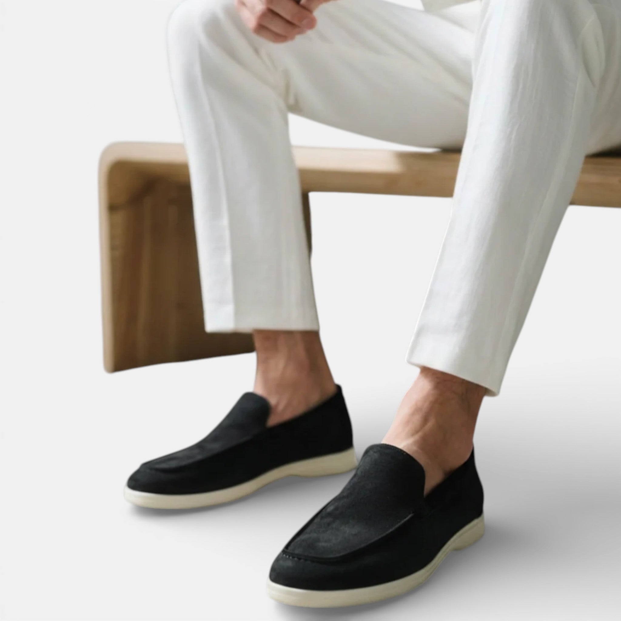 The Athletics Society | Men’s Classic Suede Penny Loafers
