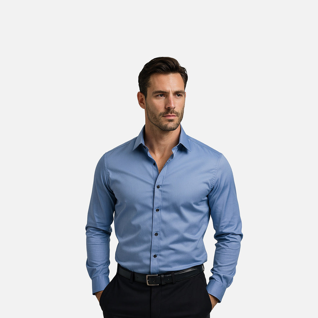 The Athletics Society | Men's Stretch Everyday Dress Shirt - 9