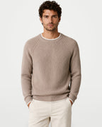 The Athletics Society | Men's Two-Tone Crew Neck Jumper - 1