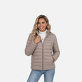 The Athletics Society | Women's Slim Fit Puffer Jacket Lightweight Quilted High Collar - 1