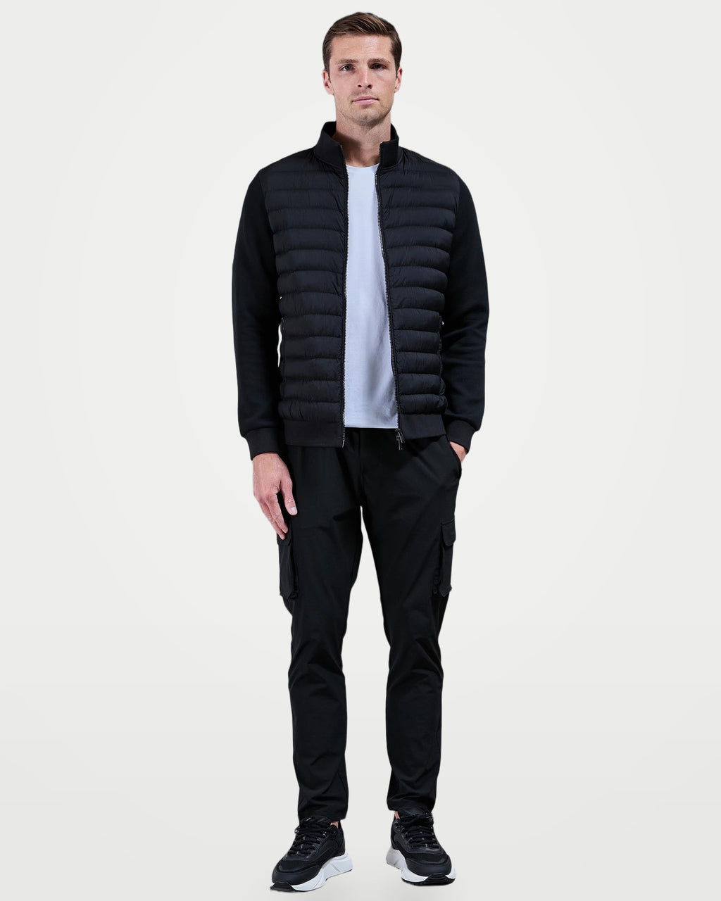 The Athletics Society | Men's Slim Quilted Funnel Jacket - 6