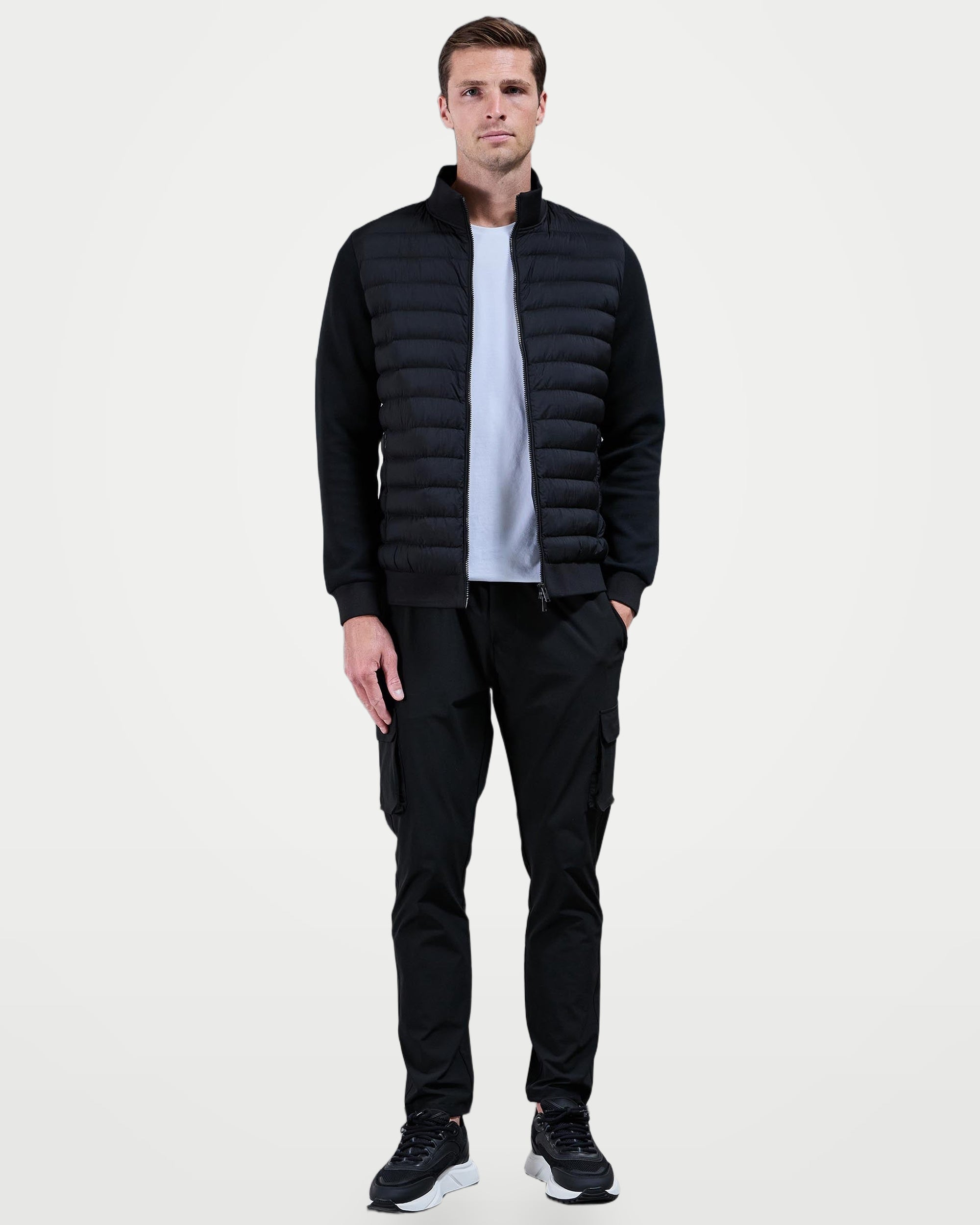 The Athletics Society | Men's Slim Quilted Funnel Jacket - 6