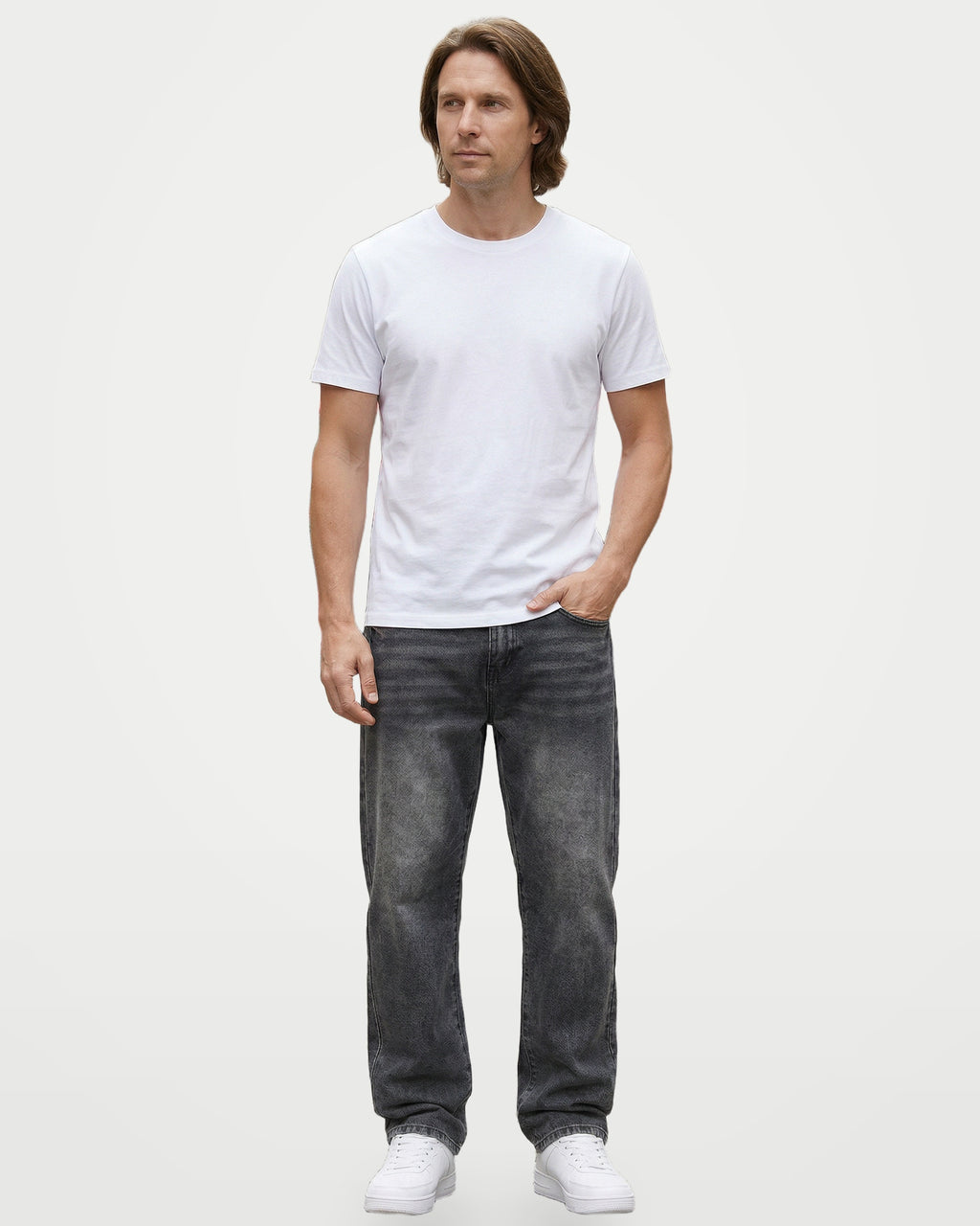 The Athletics Society | Men's Relaxed Straight Leg Jeans - 4