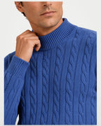 The Athletics Society | Men's Wool Cable Knit Sweater - 2