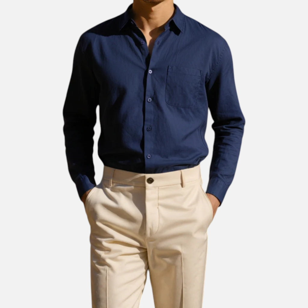 The Athletics Society | Men’s Heritage Linen Shirt