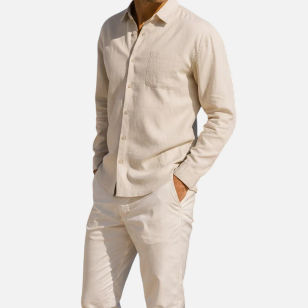 The Athletics Society | Men’s Heritage Linen Shirt