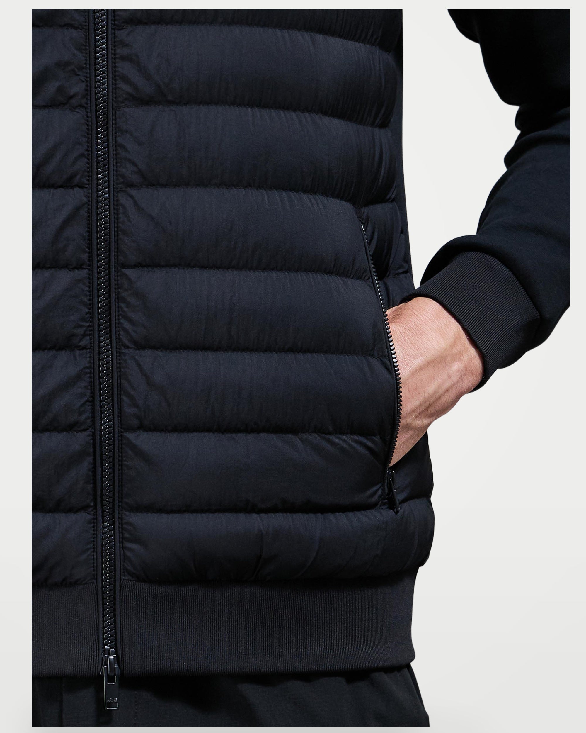 The Athletics Society | Men's Slim Quilted Funnel Jacket - 5