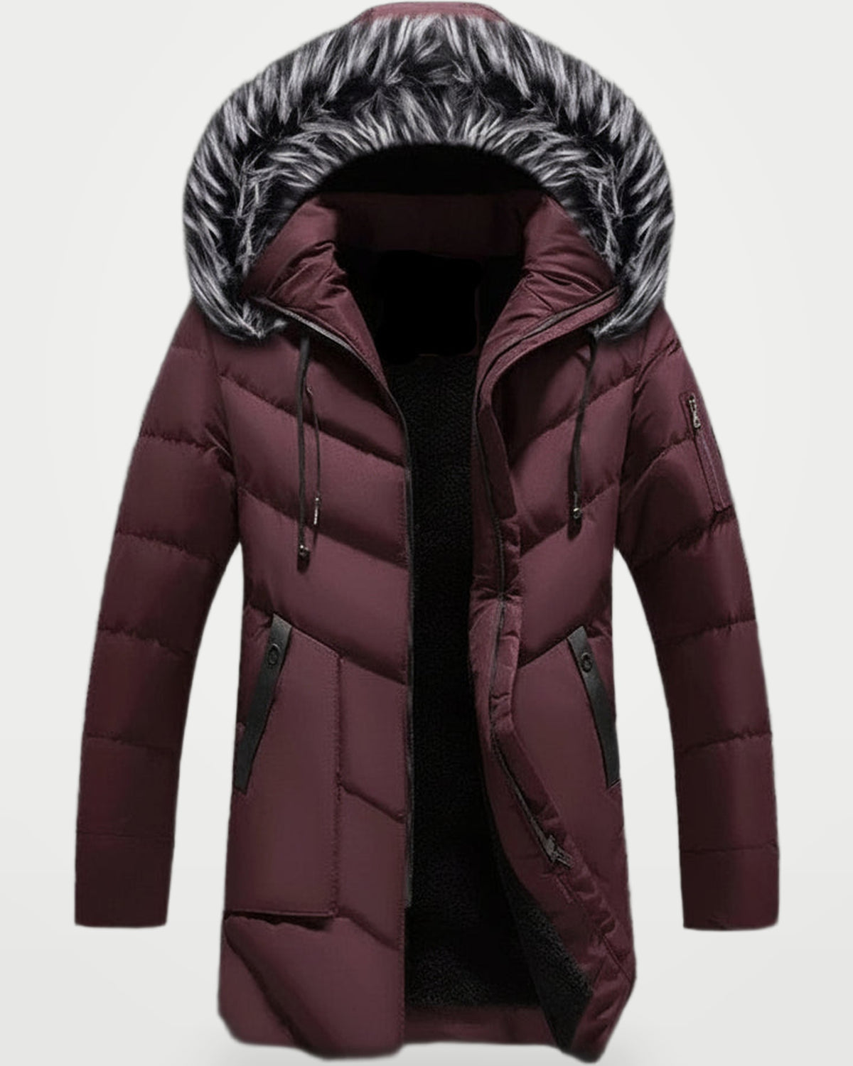 The Athletics Society | Men's Hooded Lined Winter Jacket - 3