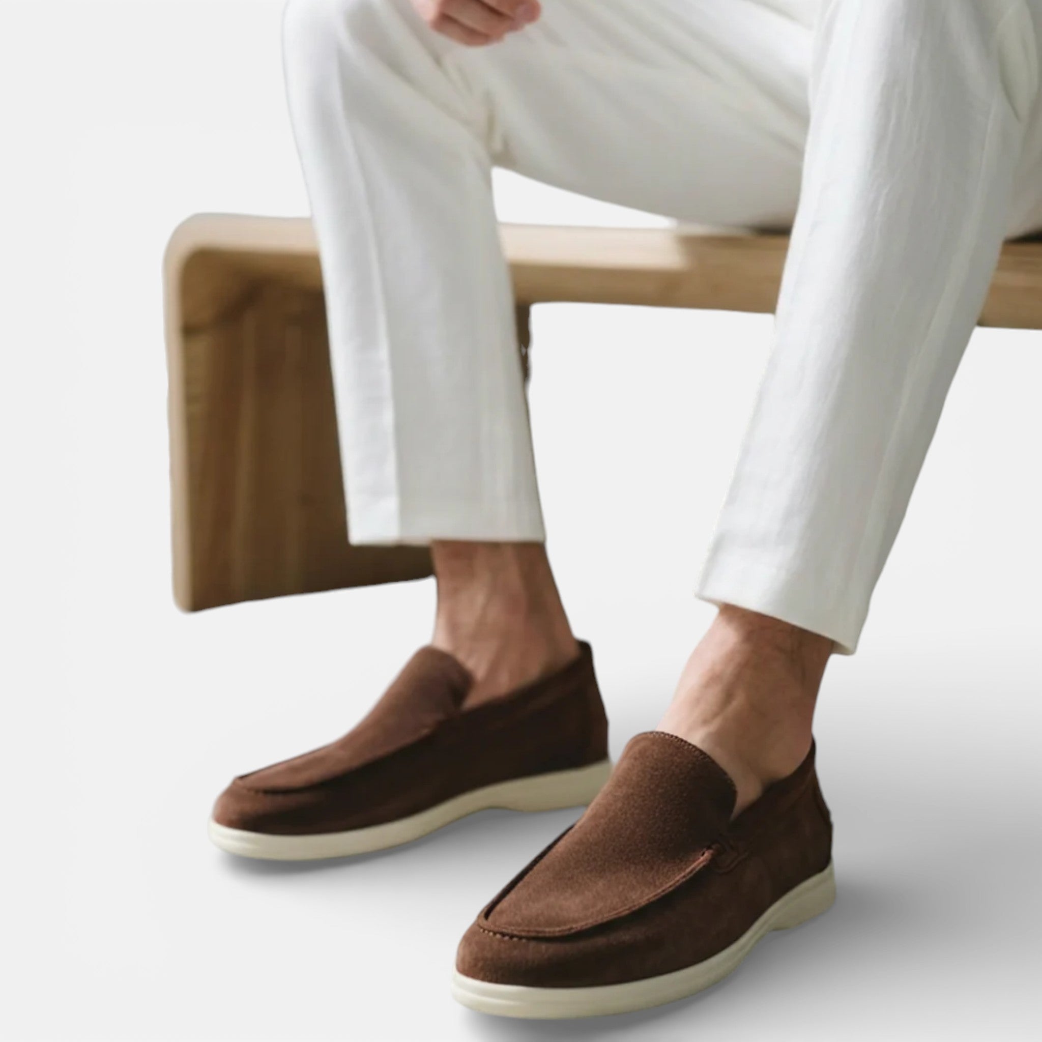 The Athletics Society | Men’s Classic Suede Penny Loafers