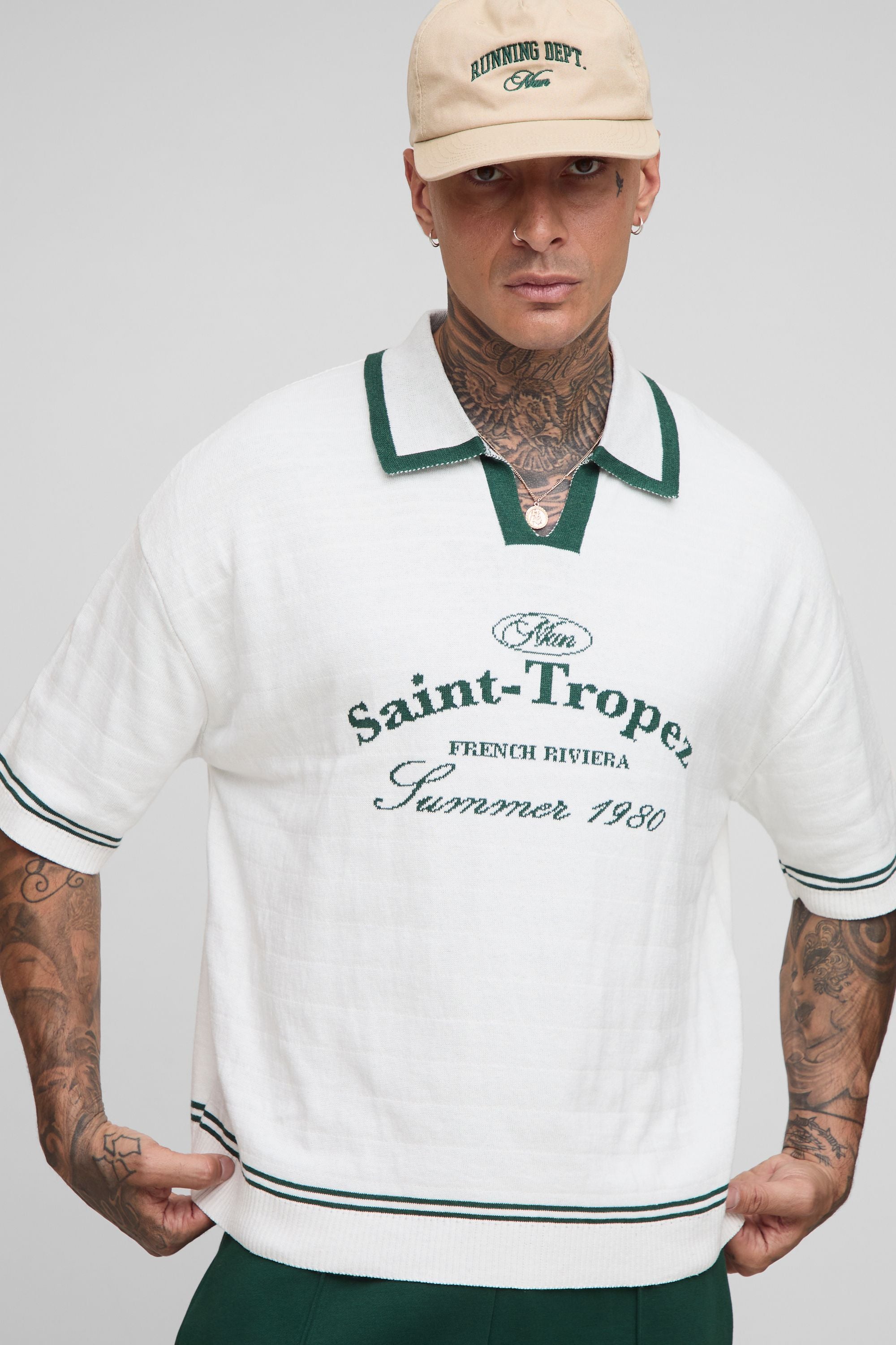 The Athletics Society | Women's Oversized V-Neck Polo - 1
