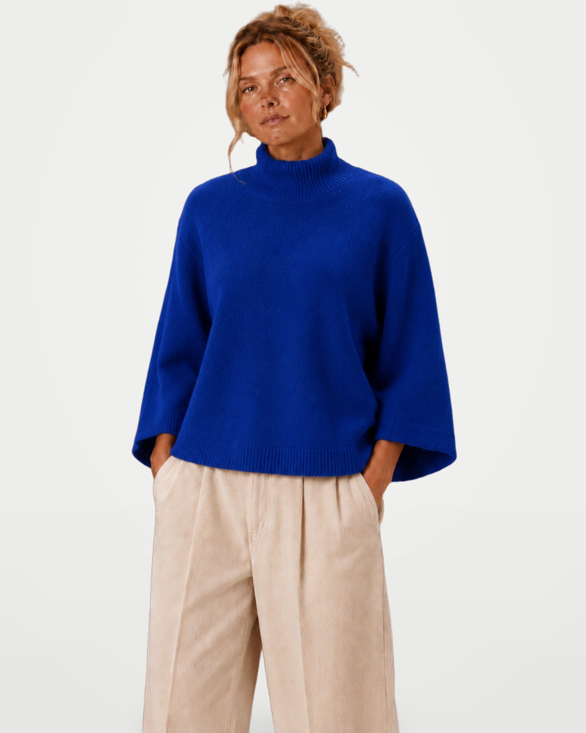 The Athletics Society | Women's Oversized Chunky Knit Sweater - 2