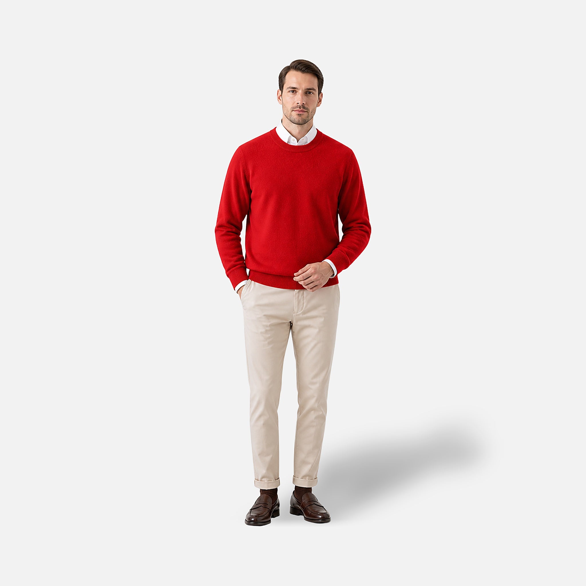 The Athletics Society | Men's Cashmere Crewneck Sweater - 14