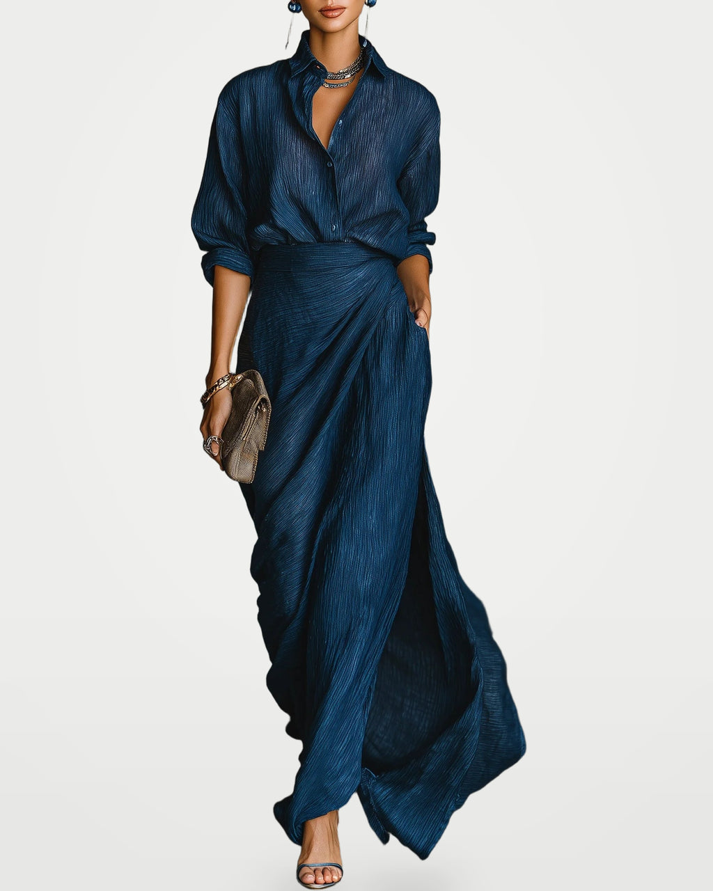 The Athletics Society | Women's Wrap Maxi Skirt Set - 1