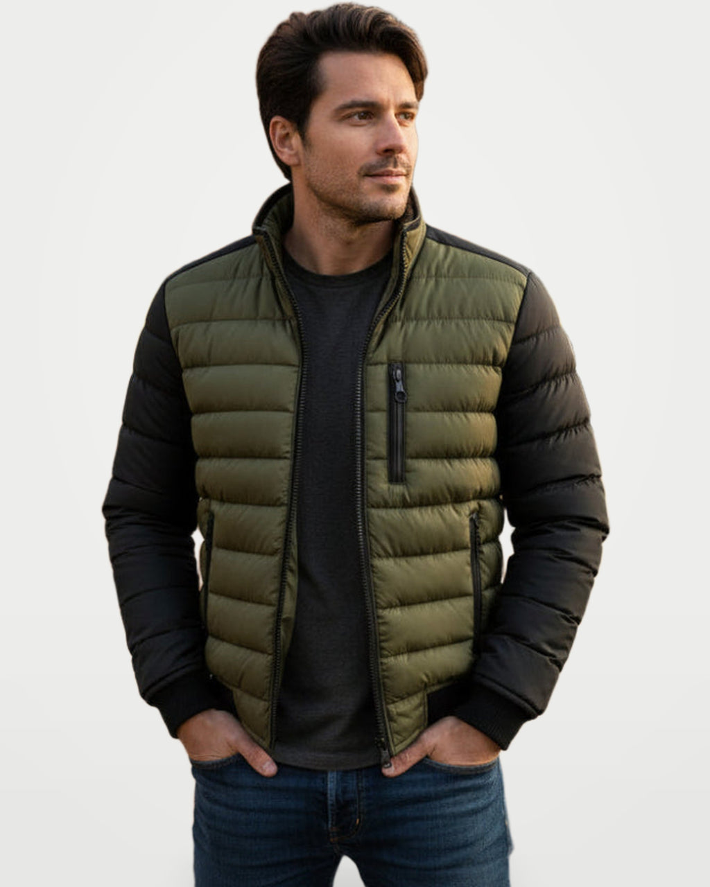 The Athletics Society | Men's Quilted Puffer Winter Jacket - 3
