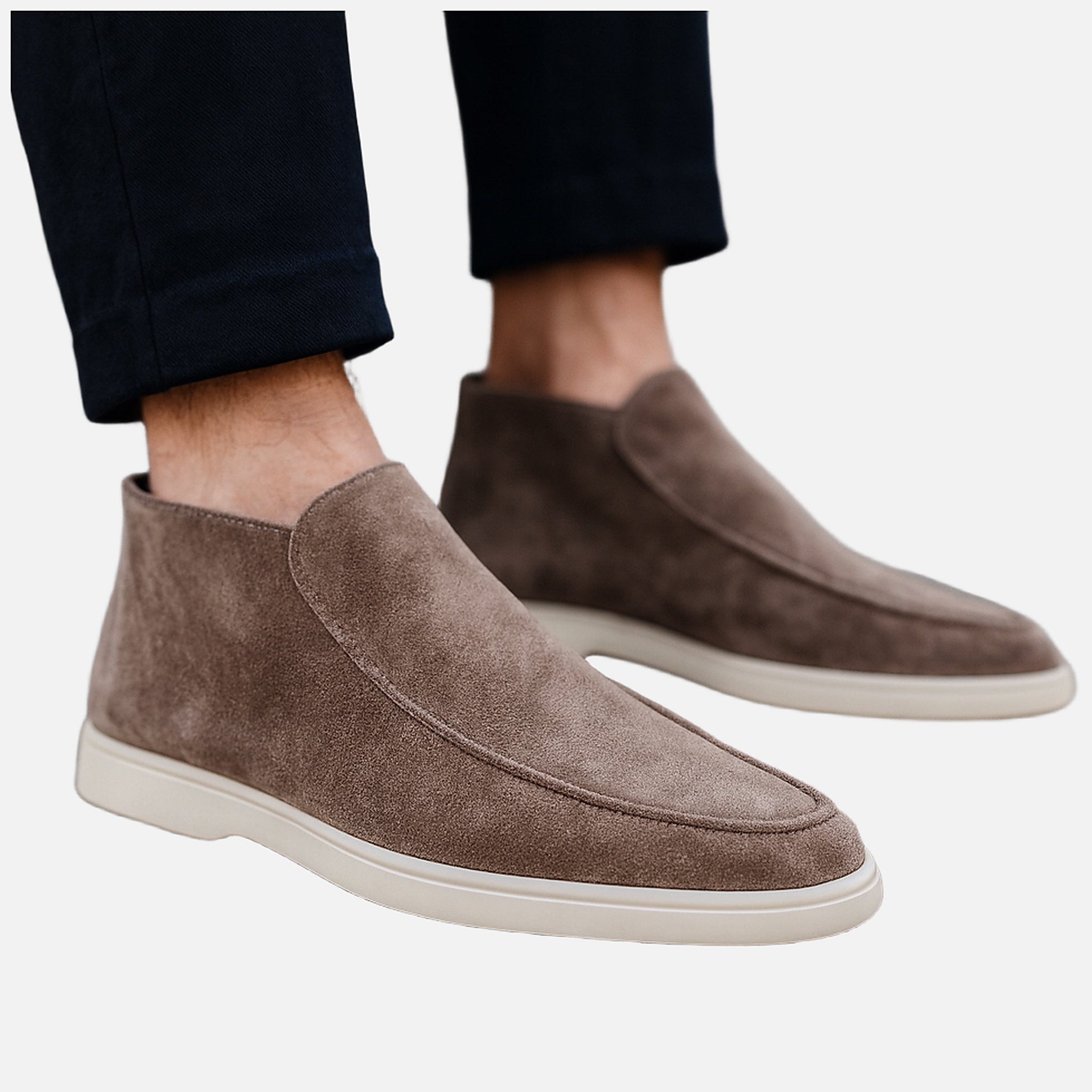 The Athletics Society | Men's Classic Suede Loafers - 6