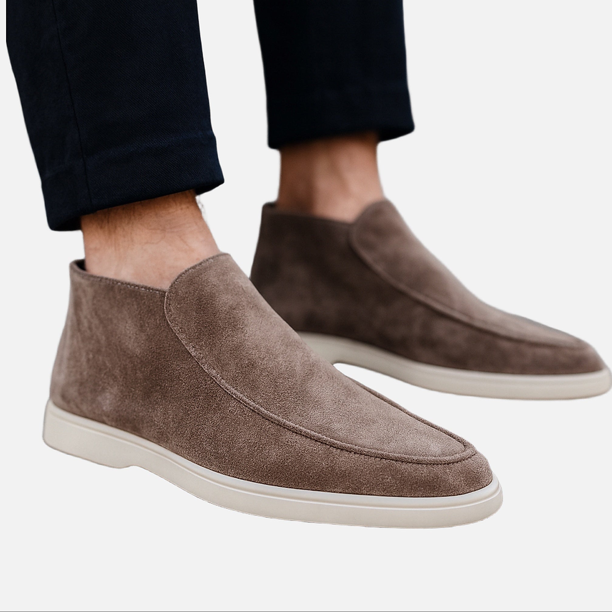 The Athletics Society | Men's Classic Suede Loafers - 13