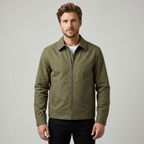 The Athletics Society | Men's Lined Harrington Jacket - 8