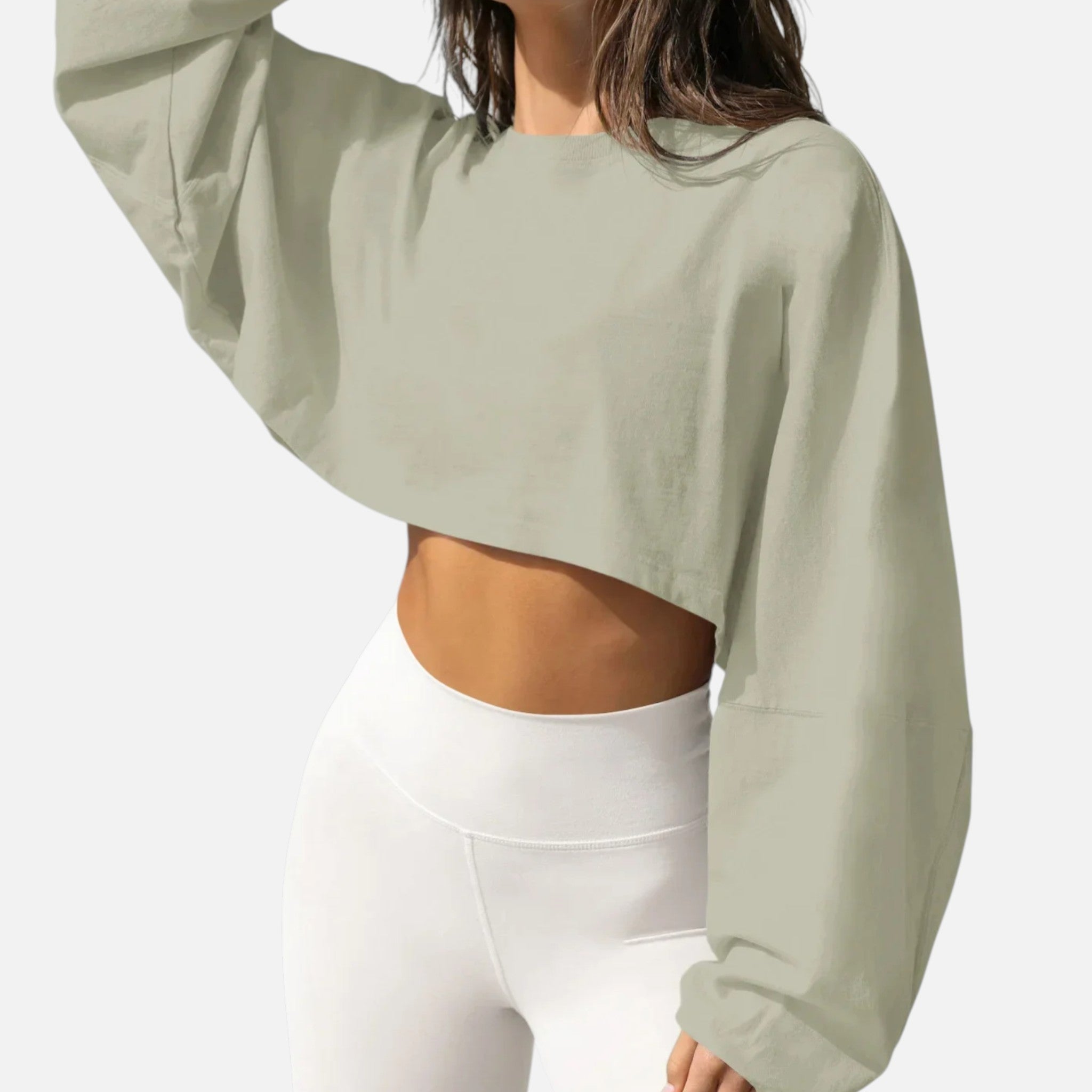 The Athletics Society | Women’s Crop Round Neck Hoodie