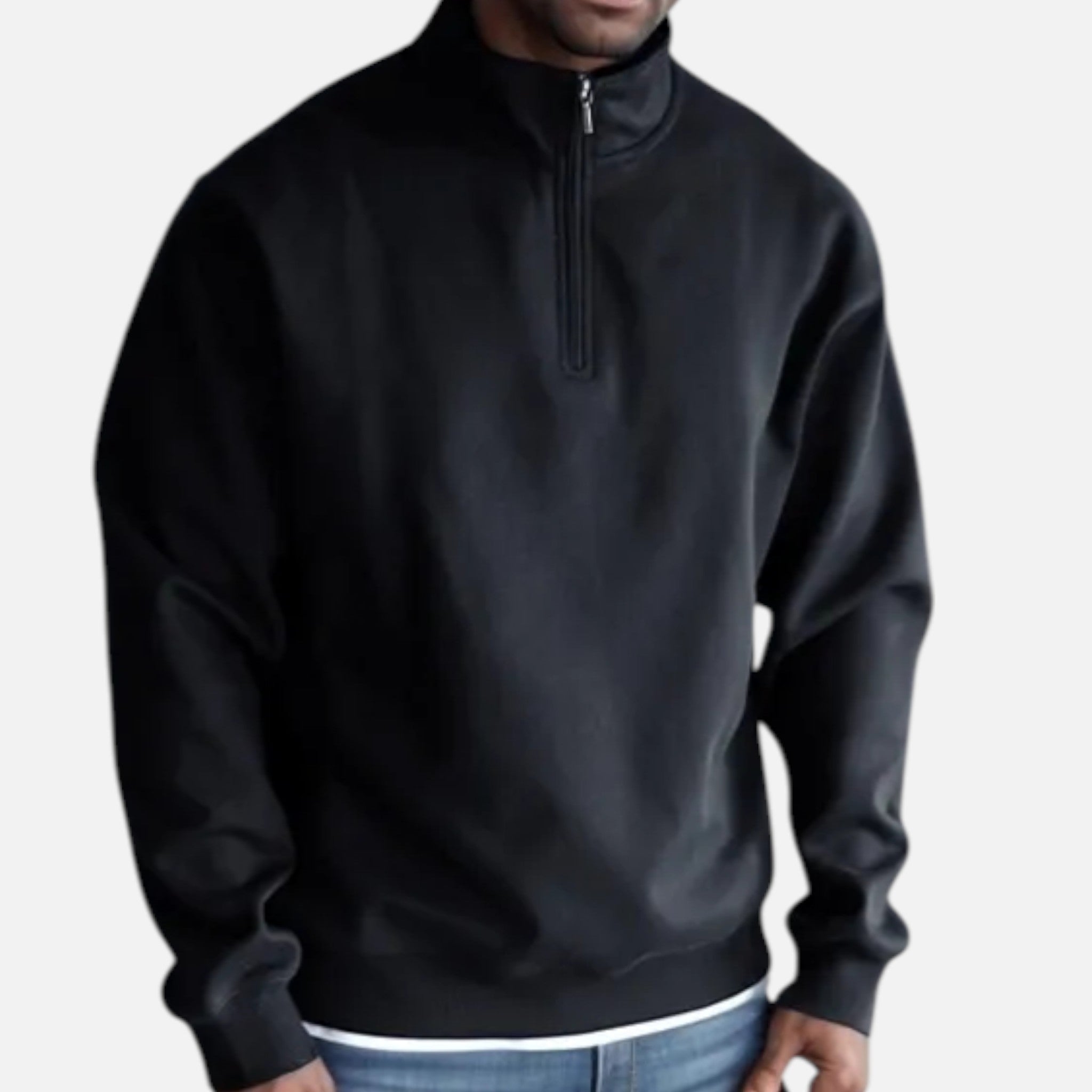 The Athletics Society | Men’s Oversized Half-Zip Sports Trousers