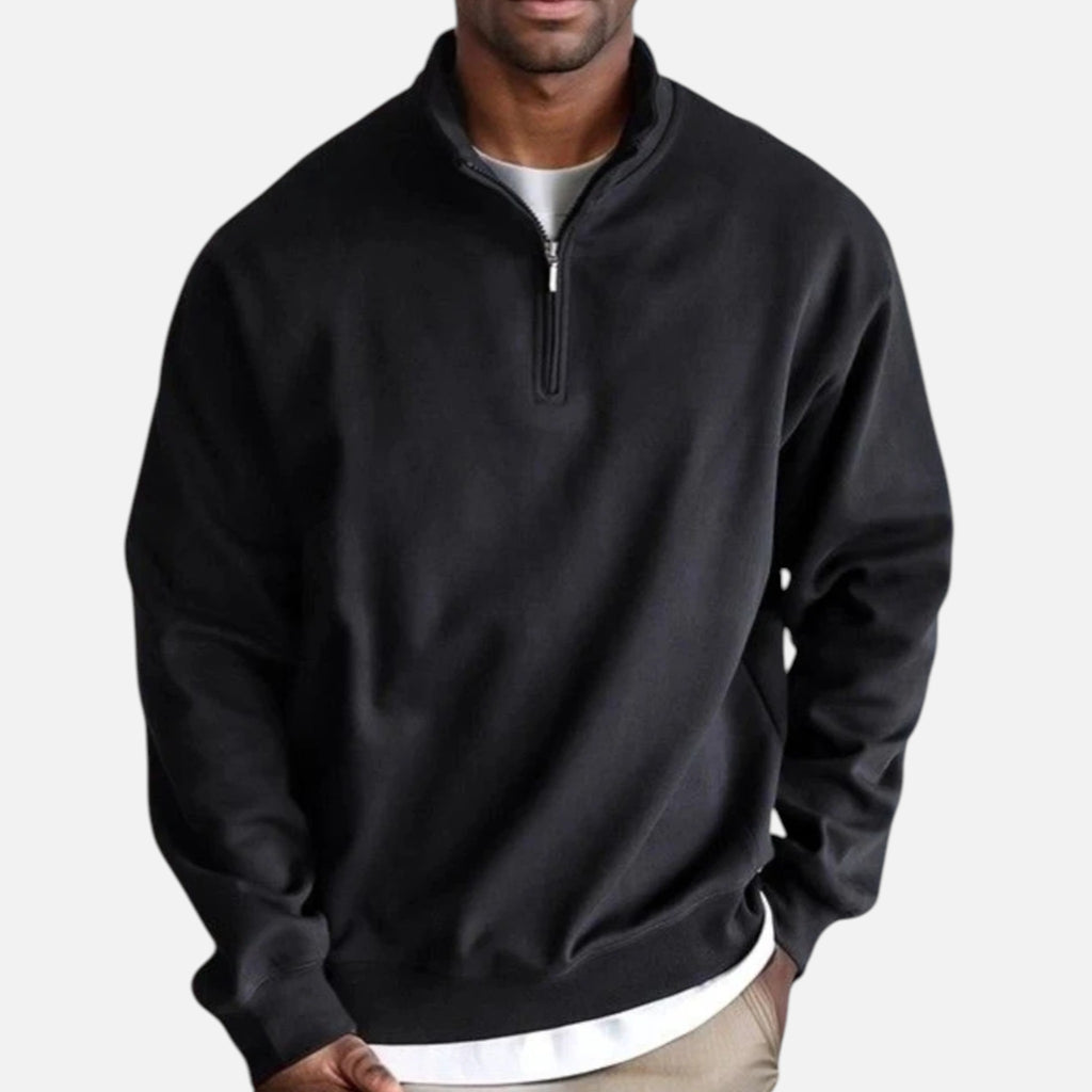 The Athletics Society | Men’s Oversized Half-Zip Sports Trousers