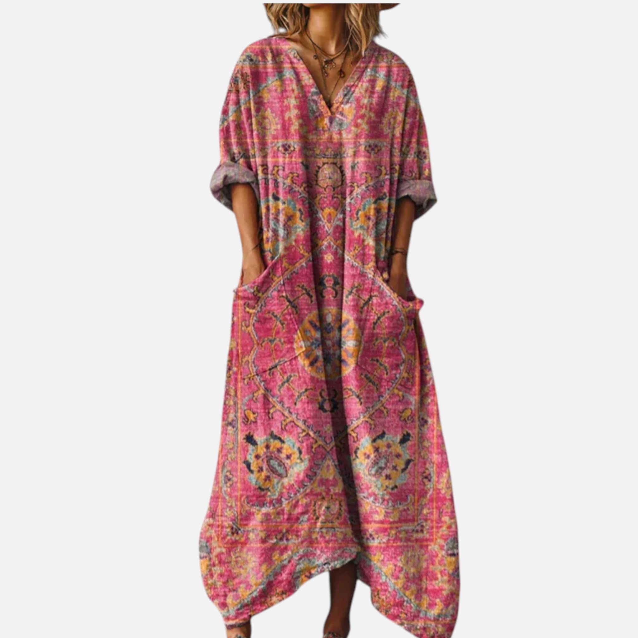 The Athletics Society | Women’s Hawaiian Silk Maxi Dress