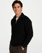 The Athletics Society | Men's Quarter-Zip Knit Sweater - 3