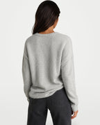 The Athletics Society | Women's Relaxed Fuzzy Knit Cardigan - 2