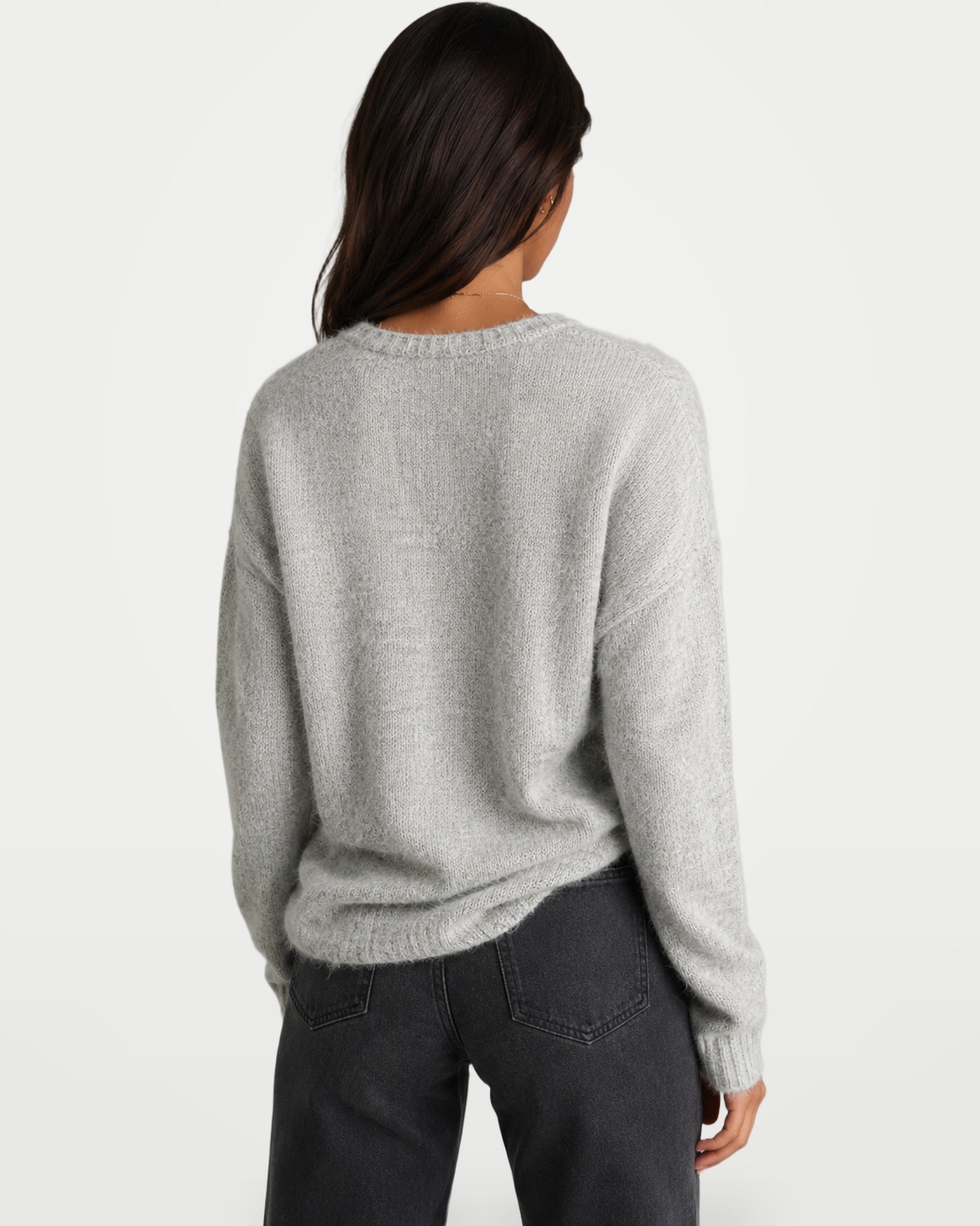 The Athletics Society | Women's Relaxed Fuzzy Knit Cardigan - 2