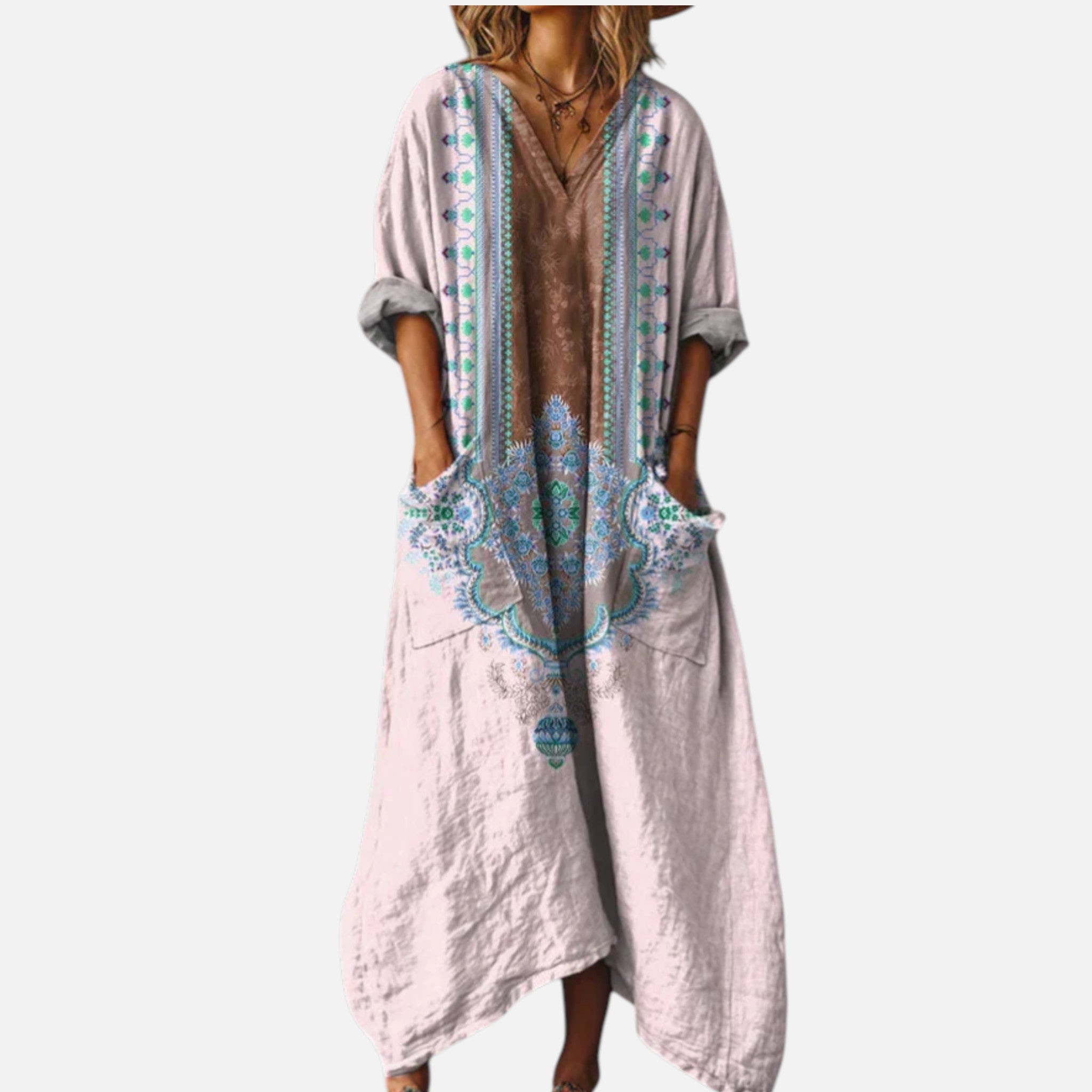 The Athletics Society | Women’s Hawaiian Silk Maxi Dress