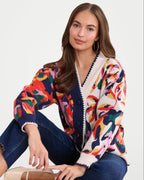 The Athletics Society | Women's Oversized Floral Cardigan - 6