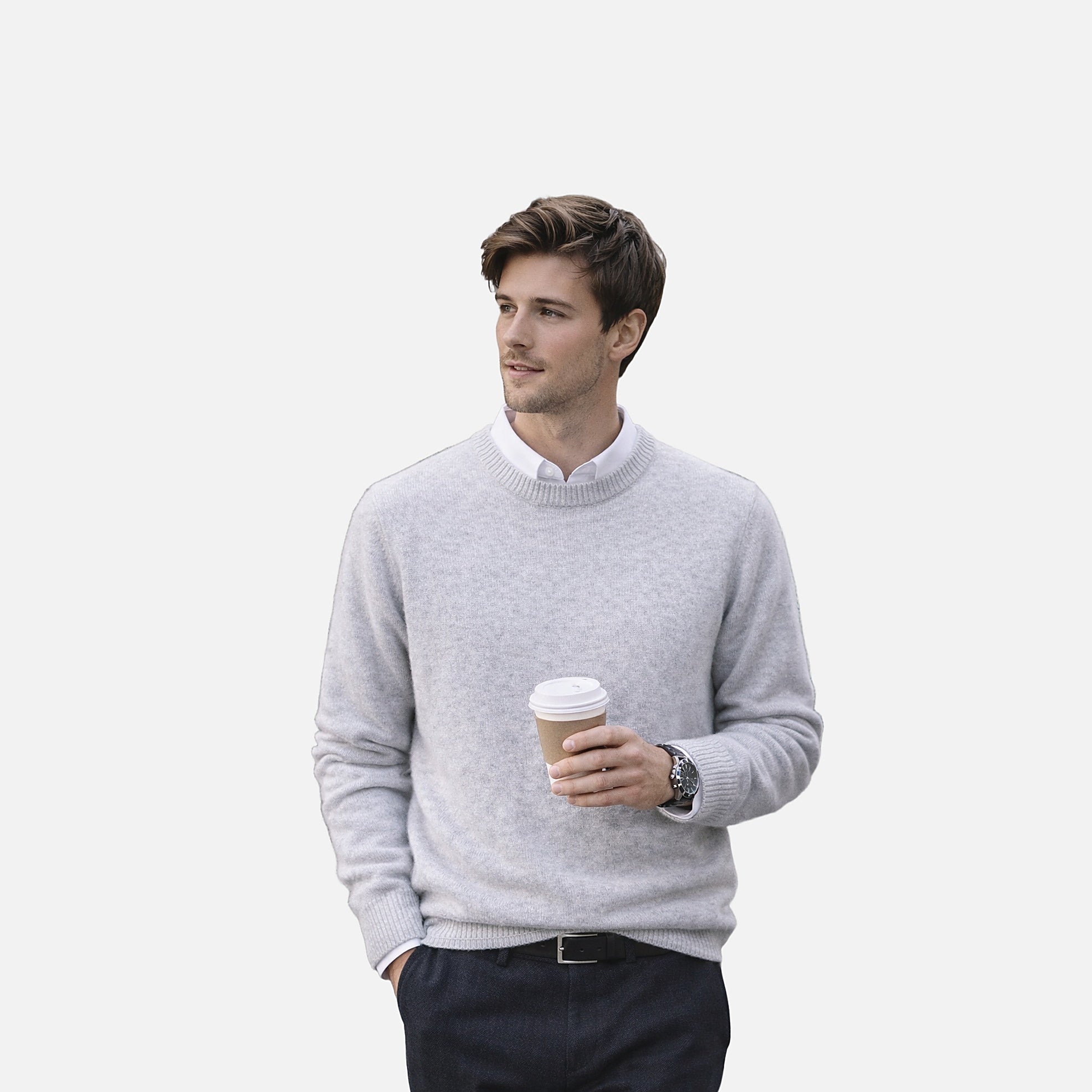 The Athletics Society | Men's Classic Cashmere Sweater - 4