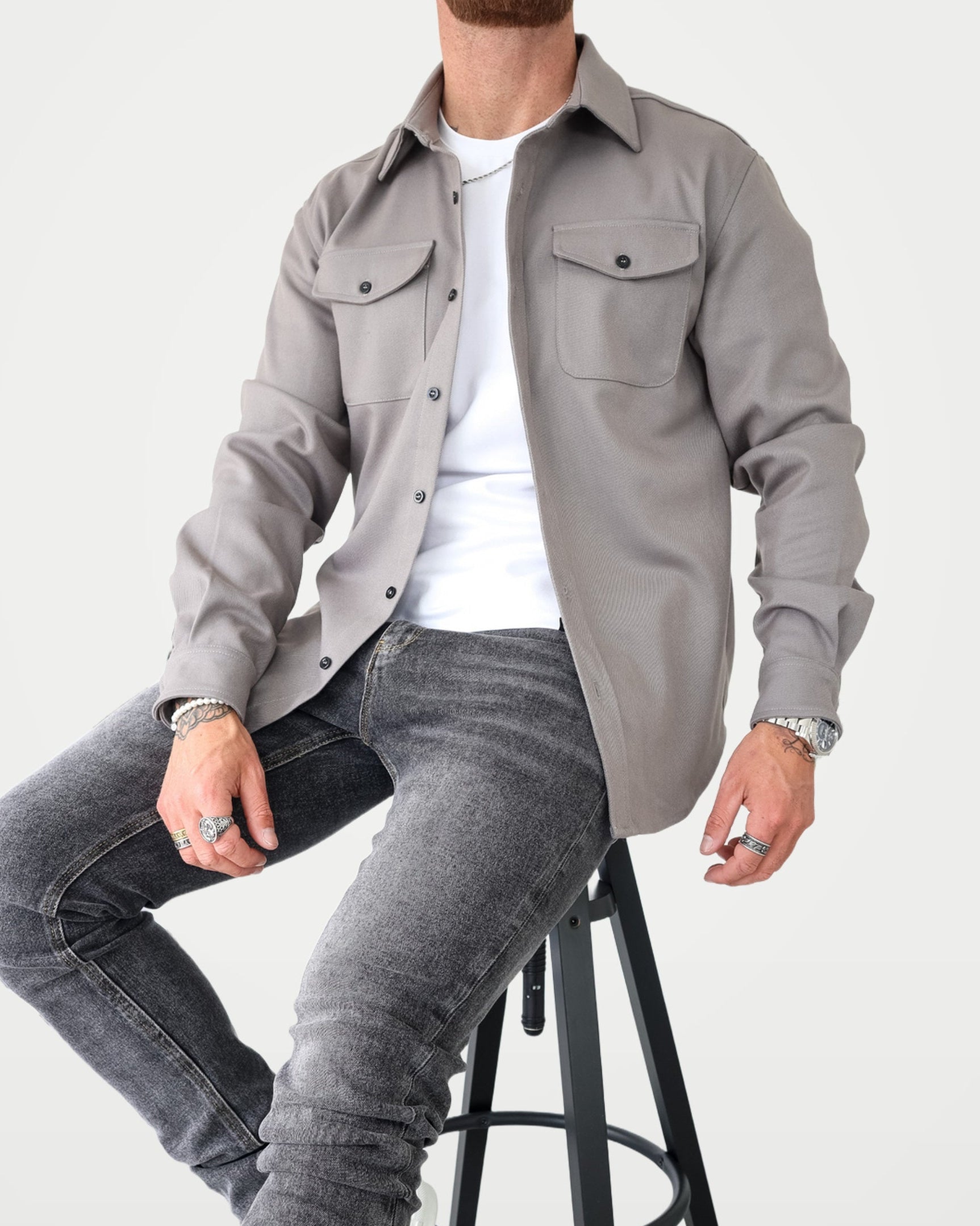The Athletics Society | Men's Relaxed Overshirt Jacket - 6