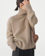 The Athletics Society | Women's Cashmere High-Collar Sweater - 6