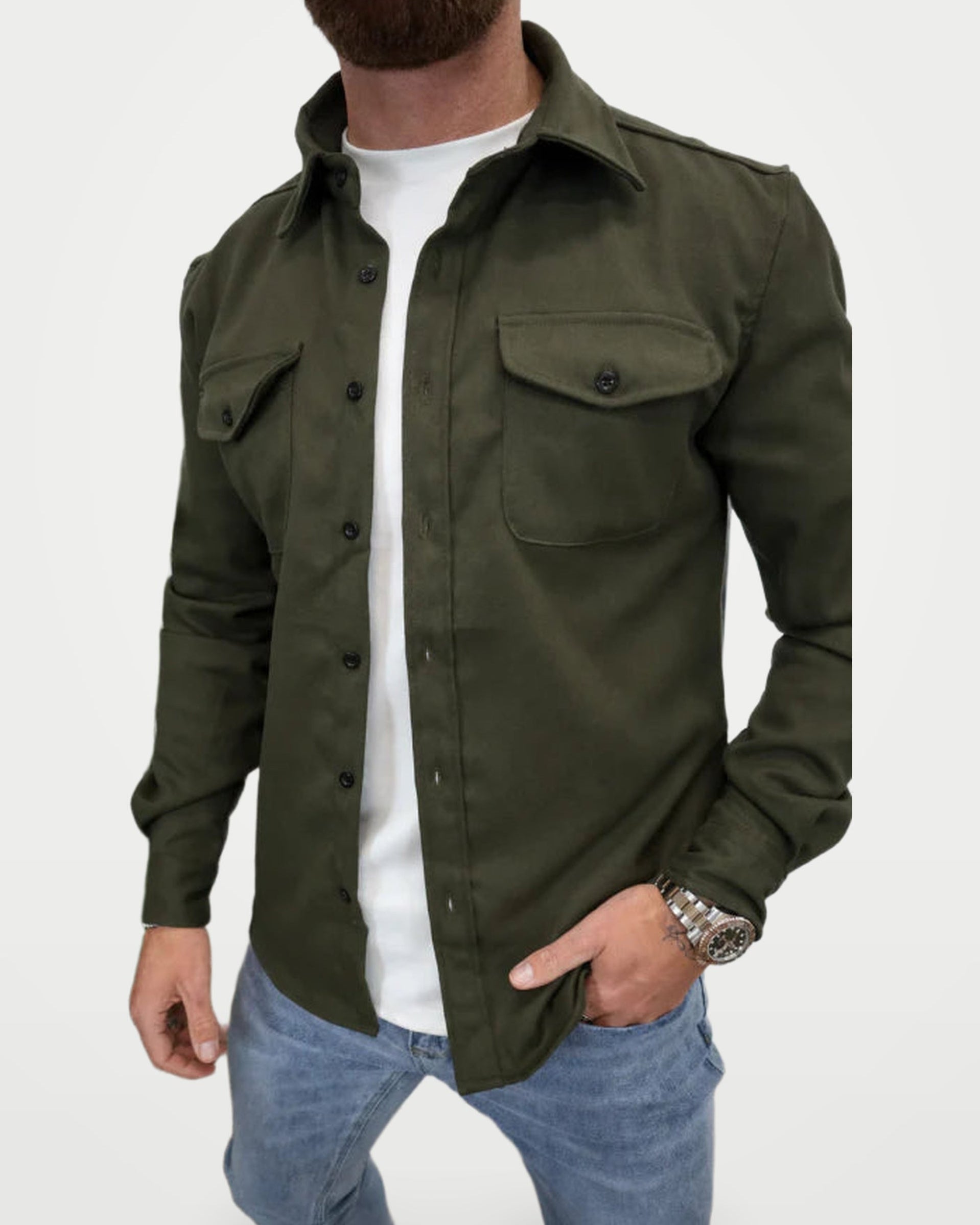 The Athletics Society | Men's Relaxed Overshirt Jacket - 5