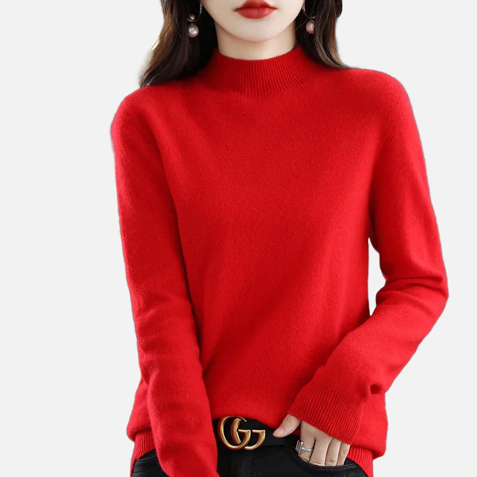 The Athletics Society | Women's Slim Fit Merino Sweater - 10